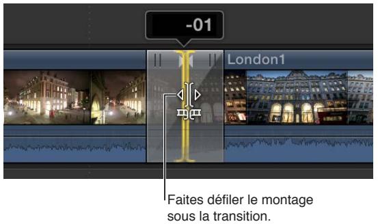 APPLE FINAL CUT PRO X - Déplacement de la transition - 2