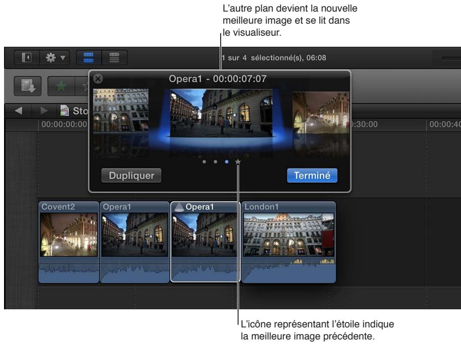 APPLE FINAL CUT PRO X - Passage en revue des plans d'une audition dans la timeline - 2