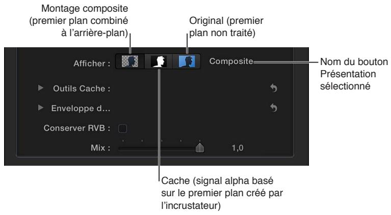 APPLE FINAL CUT PRO X - Ajustement de l'effet d'incrustation en luminance - 3