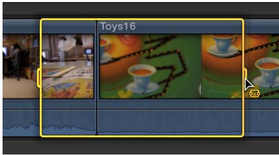 APPLE FINAL CUT PRO X - Suppression de plans ou de plages de la timeline - 1