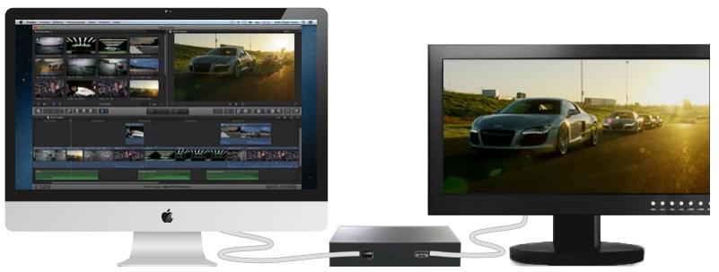 APPLE FINAL CUT PRO X - Lecture vidéo et audio sur un moniteur externe - 1