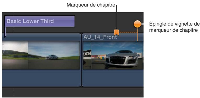 APPLE FINAL CUT PRO X - Définition d'une image de vignette du marqueur de chapitre - 1