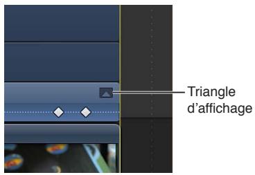 APPLE FINAL CUT PRO X - Ajustement des images clés dans l'éditeur d'animation vidéo - 2