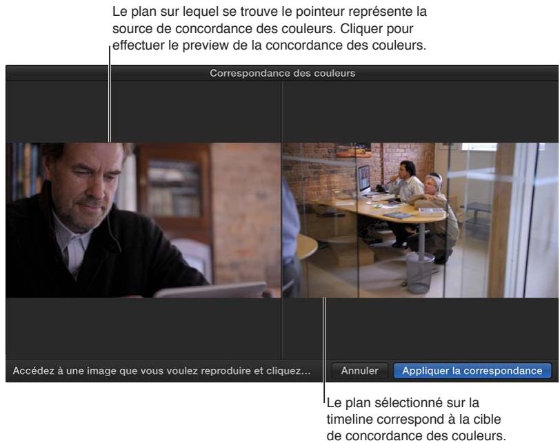 APPLE FINAL CUT PRO X - Correspondance des couleurs entre les plans - 2