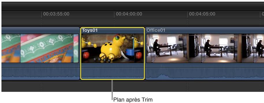 APPLE FINAL CUT PRO X - Trim d'une sélection - 2