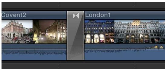 APPLE FINAL CUT PRO X - Ajout d'un fondu croisé - 3