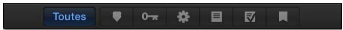 APPLE FINAL CUT PRO X - Affichage d'une liste d'éléments dans l'index de la timeline - 6