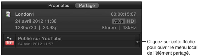 APPLE FINAL CUT PRO X - Présentation de l'état des projets partagés - 3