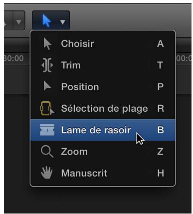 APPLE FINAL CUT PRO X - Coupe d'un plan dans la timeline - 1