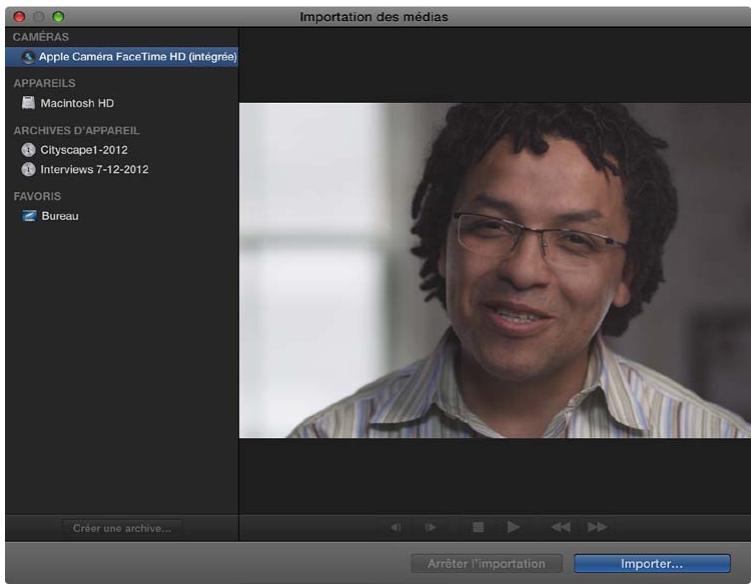 APPLE FINAL CUT PRO X - Enregistrement de vidéo et d'audio en direct dans final cut pro - 1