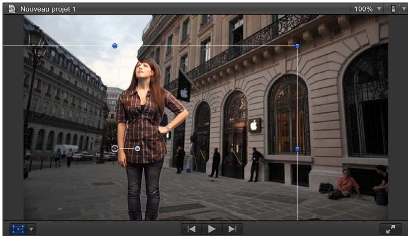 APPLE FINAL CUT PRO X - Utilisation de l'effet masque - 8