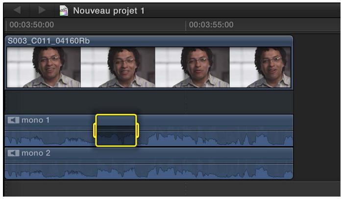APPLE FINAL CUT PRO X - Réinitialisation des réglages de la balance - 3