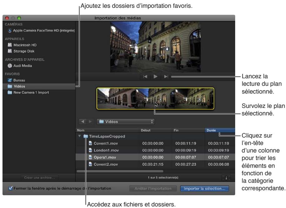 APPLE FINAL CUT PRO X - Importation à partir d'un disque dur - 2