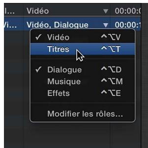 APPLE FINAL CUT PRO X - Affichage et réattribution de rôles dans le navigateur d'événements - 1