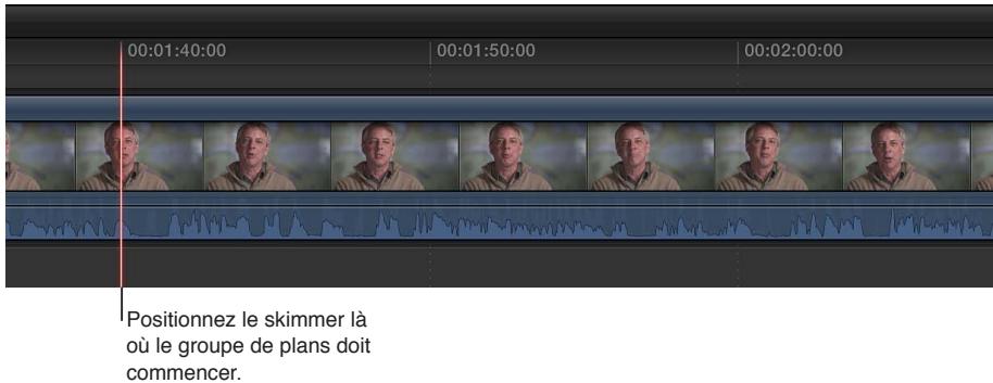 APPLE FINAL CUT PRO X - Exemple : réalisation d'un montage à trois points à rebours - 5