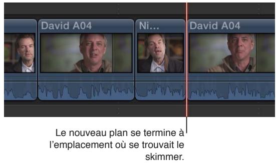 APPLE FINAL CUT PRO X - Exemple : réalisation d'un montage à trois points à rebours - 3