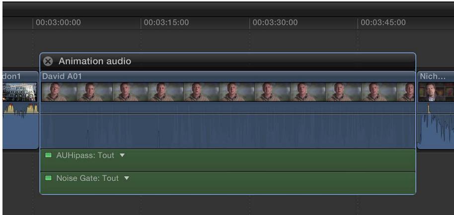 APPLE FINAL CUT PRO X - Ajout d'images clés à un plan - 1