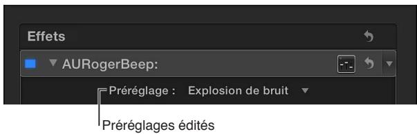 APPLE FINAL CUT PRO X - Modification et enregistrement de préréglages personnalisés - 2