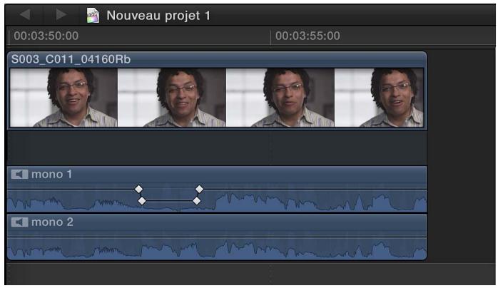 APPLE FINAL CUT PRO X - Réinitialisation des réglages de la balance - 5