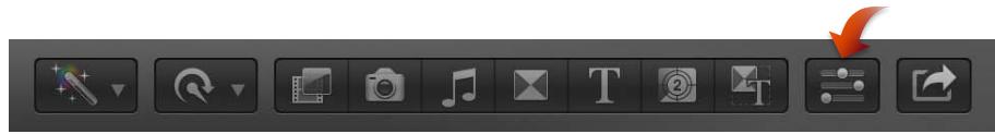 APPLE FINAL CUT PRO X - Affichage des informations relatives à un plan - 1