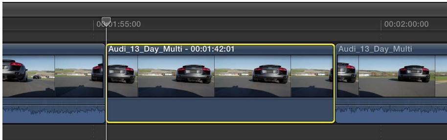 APPLE FINAL CUT PRO X - Création d'un plan d'arrêt sur image - 2