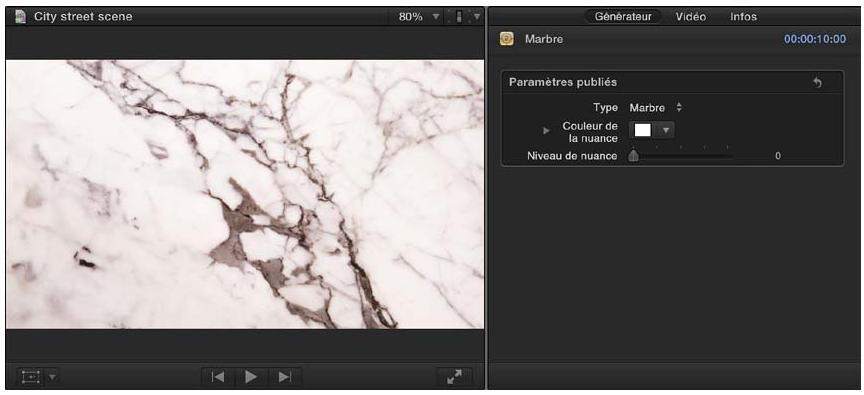 APPLE FINAL CUT PRO X - Insertion et configuration d'un plan d'arrière-plan - 2