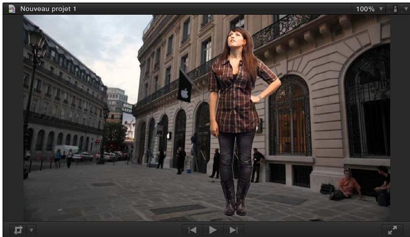 APPLE FINAL CUT PRO X - Utilisation de l'effet masque - 6