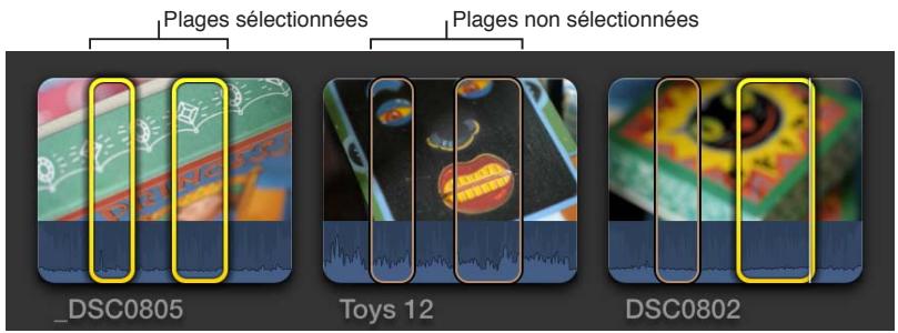 APPLE FINAL CUT PRO X - Gestion de plusieurs sélections de plage dans des plans d'événement - 1