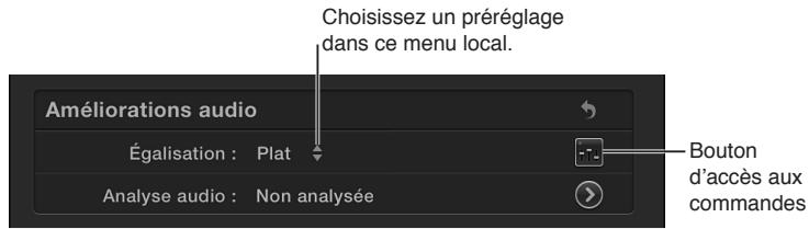 APPLE FINAL CUT PRO X - Ajustement de l'égalisation - 1