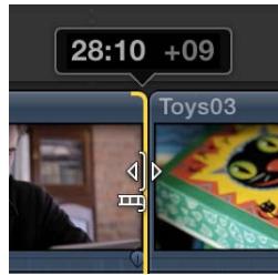 APPLE FINAL CUT PRO X - Gissement de points de montage à l'aide de l'outil sélectionner - 2