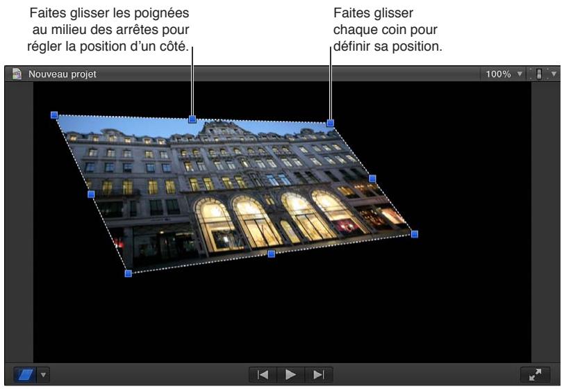 APPLE FINAL CUT PRO X - Ajustement de l'effet distorsion - 2