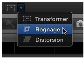 APPLE FINAL CUT PRO X - Ajustement de l'effet rogner - 1