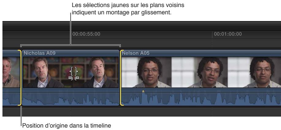 APPLE FINAL CUT PRO X - Gissement d'un plan dans la timeline - 2