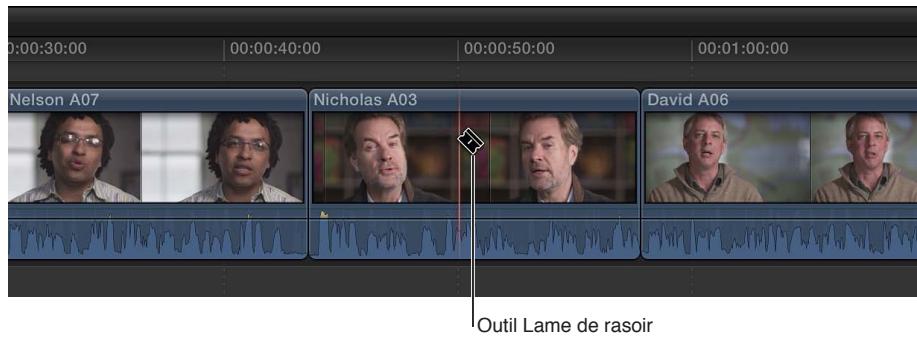 APPLE FINAL CUT PRO X - Coupe d'un plan dans la timeline - 2