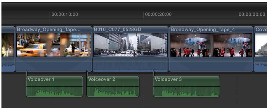 APPLE FINAL CUT PRO X - Choisissez fenêtre > enregistrer l'audio. - 2
