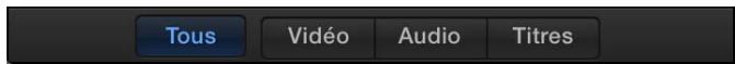 APPLE FINAL CUT PRO X - Affichage d'une liste d'éléments dans l'index de la timeline - 4