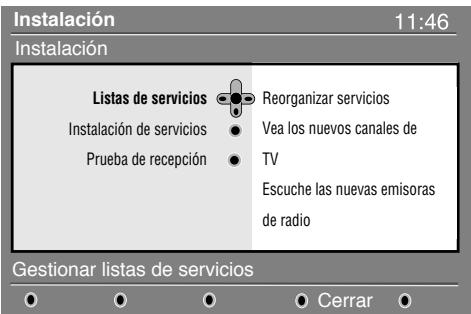 PHILIPS 42PF7520D - Organación de los servicios - 1