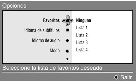 PHILIPS 42PF7520D - Utilización del menu de options - 1