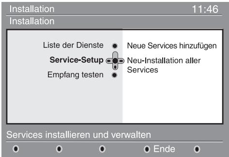 PHILIPS 42PF7520D - Neuinstallieren aller Services - 1