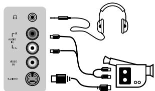 PHILIPS 42PF7520D - Conexiones laterales - 2