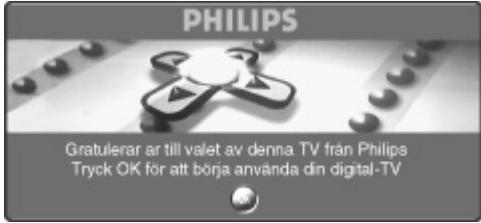 PHILIPS 42PF7520D - Koppla på TV:n För första gängen - 1
