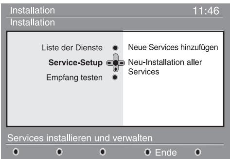 PHILIPS 42PF7520D - Hinzufügen neuer Services - 1