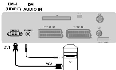 PHILIPS 42PF7520D - PC jossa DVI - 1