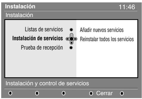 PHILIPS 42PF7520D - Reinstalar todos los servicios - 1