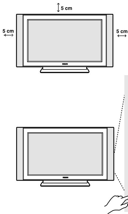 PHILIPS 42PF7520D - Installing your television set - 1