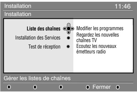 PHILIPS 42PF7520D - Réorganiser les chaînes - 1