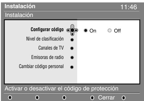 PHILIPS 42PF7520D - Restricciones de acceso - 1