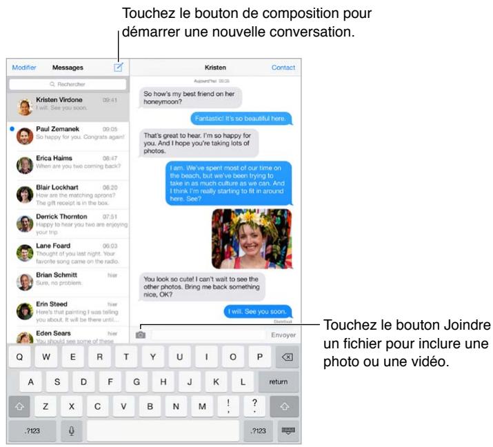 APPLE IPAD MINI 7,9 - Envoyer et recevoir des messages - 1