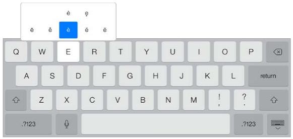 APPLE IPAD MINI 7,9 - Saisir du texte - 2