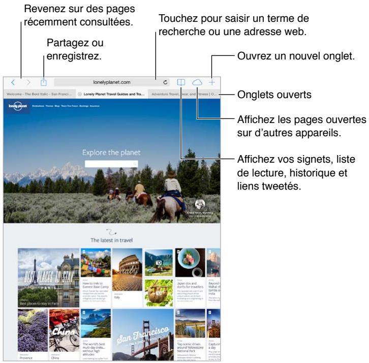APPLE IPAD MINI 7,9 - Safari en un coup d'œil - 1